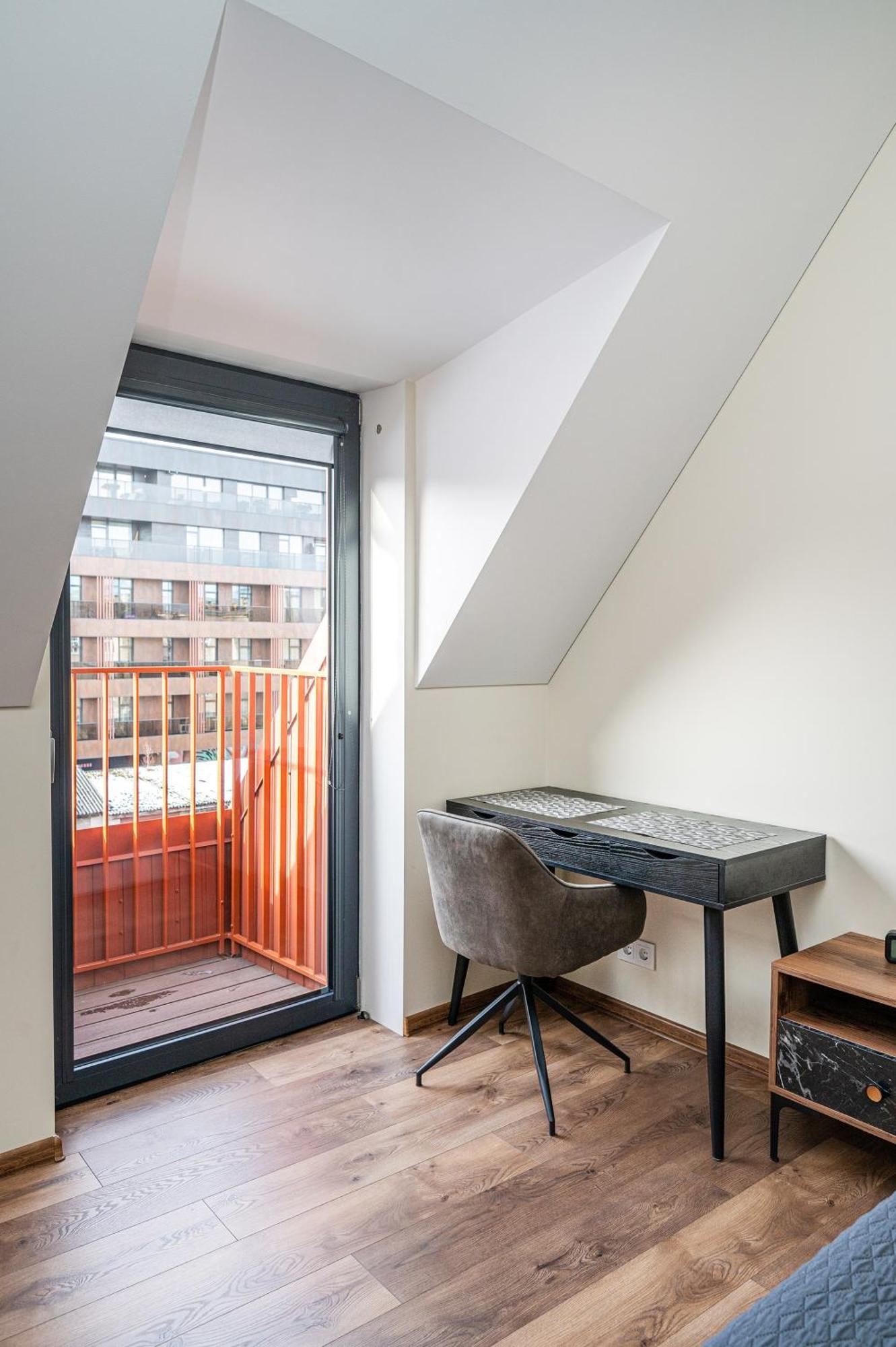 Cozy Attic Self Check In * Vilnius
